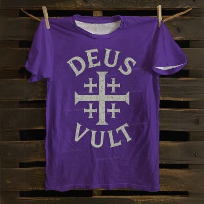 Deus Vult Cotton T-shirt