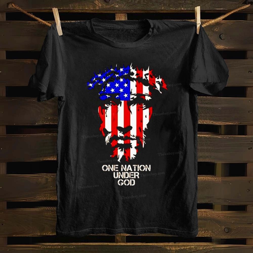 One Nation Under God Cotton T-shirt