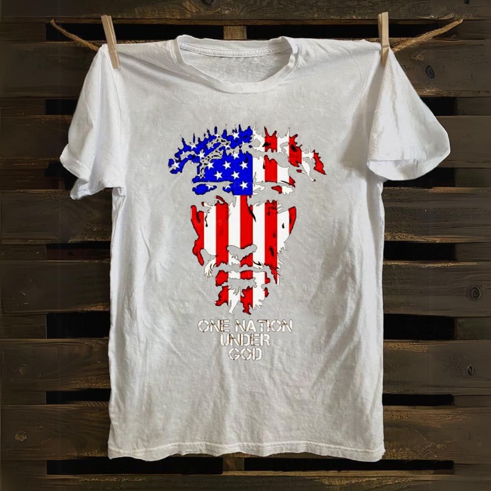 One Nation Under God Cotton T-shirt