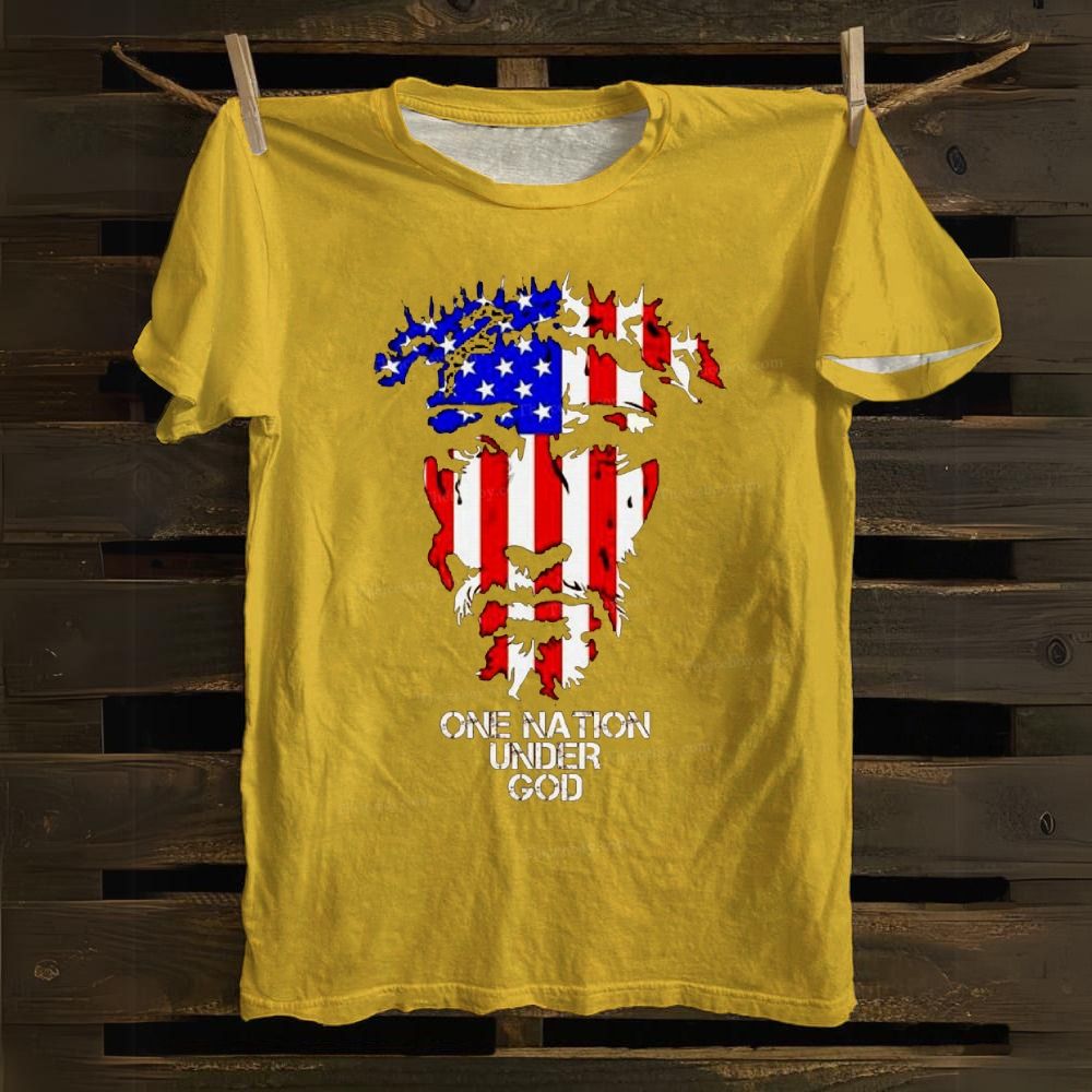 One Nation Under God Cotton T-shirt