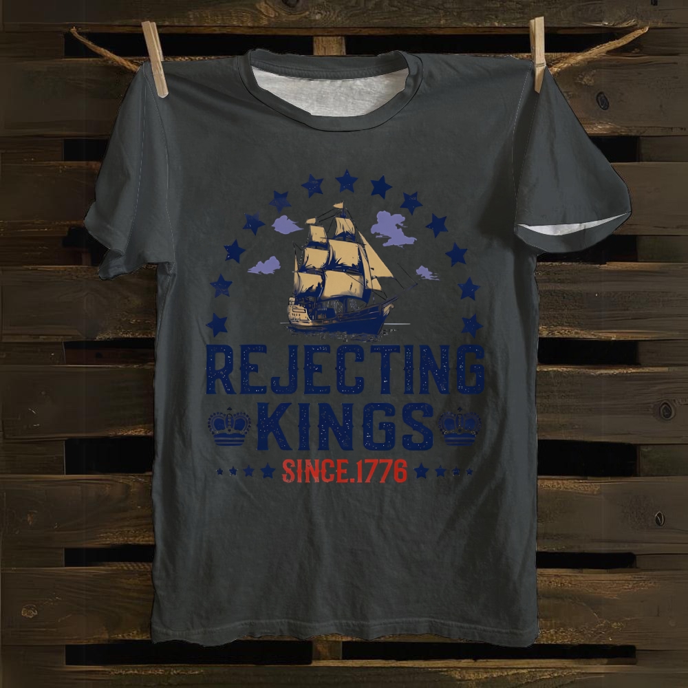 Rejecting Kings Cotton T-shirt