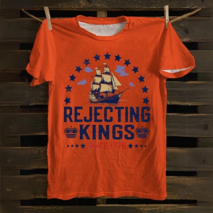 Rejecting Kings Cotton T-shirt