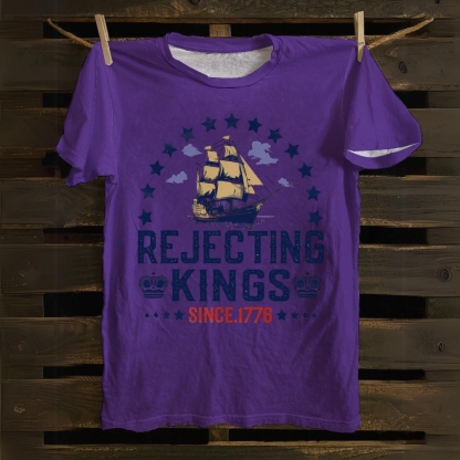 Rejecting Kings Cotton T-shirt