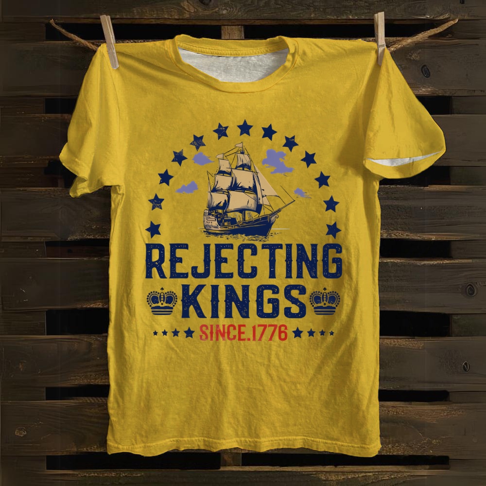 Rejecting Kings Cotton T-shirt