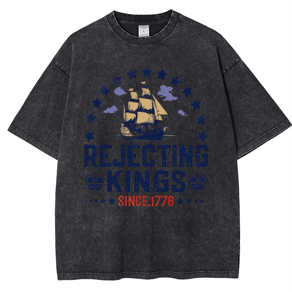 Rejecting Kings Snowflake Vintage Cotton T-Shirt