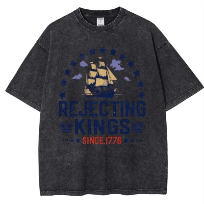 Rejecting Kings Snowflake Vintage Cotton T-Shirt