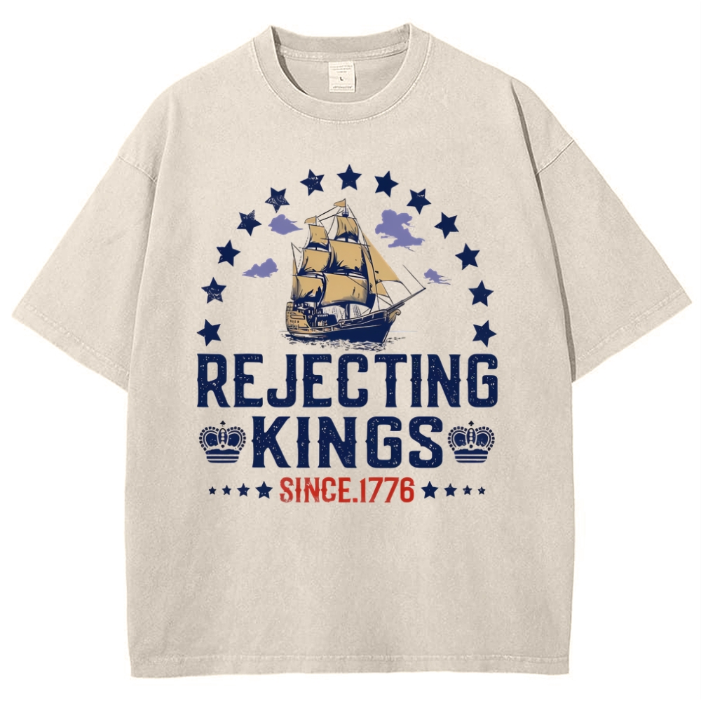 Rejecting Kings Snowflake Vintage Cotton T-Shirt