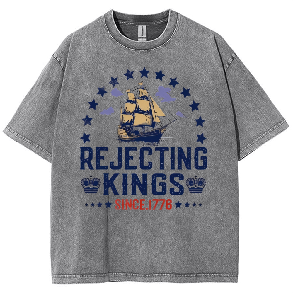 Rejecting Kings Snowflake Vintage Cotton T-Shirt