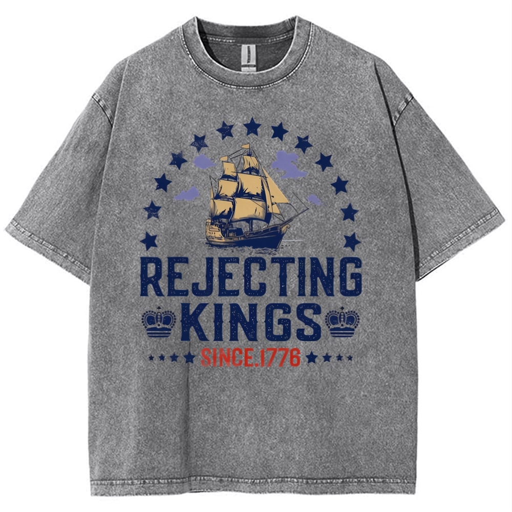 Rejecting Kings Snowflake Vintage Cotton T-Shirt