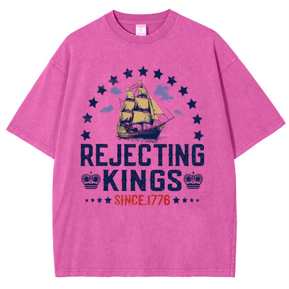 Rejecting Kings Snowflake Vintage Cotton T-Shirt