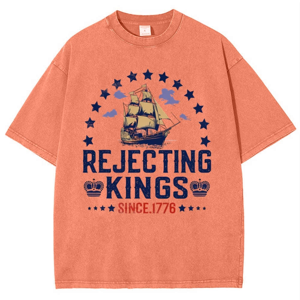 Rejecting Kings Snowflake Vintage Cotton T-Shirt