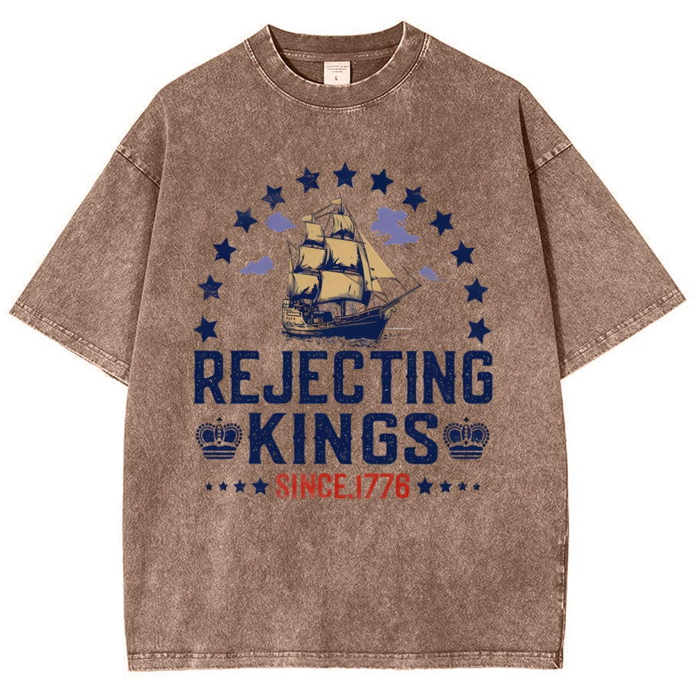 Rejecting Kings Snowflake Vintage Cotton T-Shirt