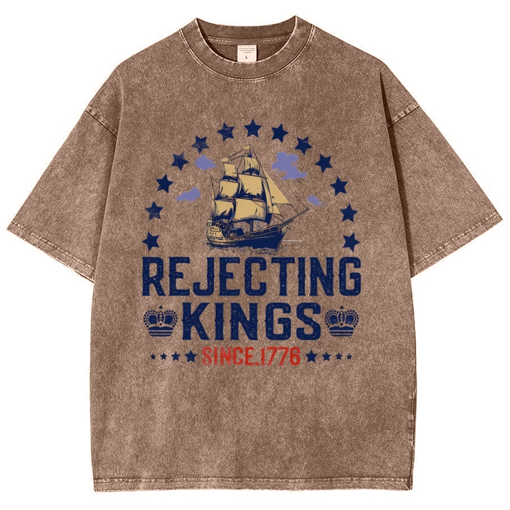 Rejecting Kings Snowflake Vintage Cotton T-Shirt