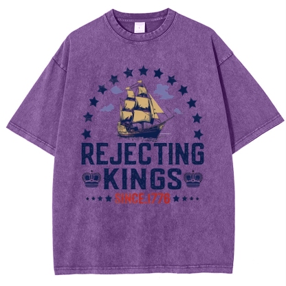 Rejecting Kings Snowflake Vintage Cotton T-Shirt