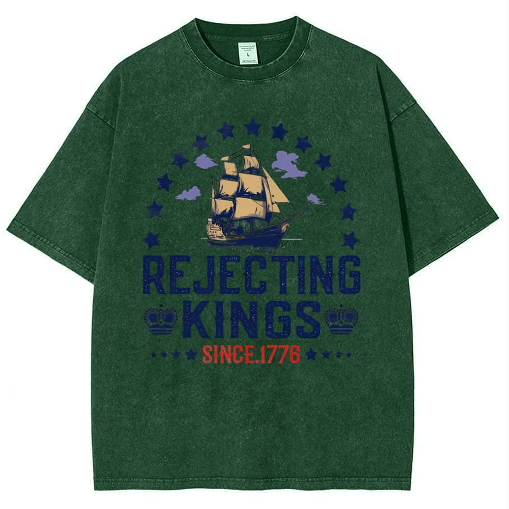 Rejecting Kings Snowflake Vintage Cotton T-Shirt