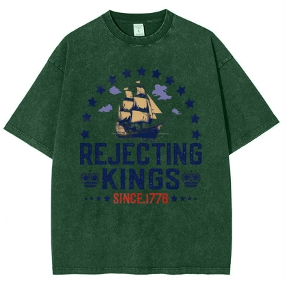 Rejecting Kings Snowflake Vintage Cotton T-Shirt
