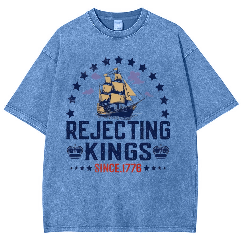Rejecting Kings Snowflake Vintage Cotton T-Shirt
