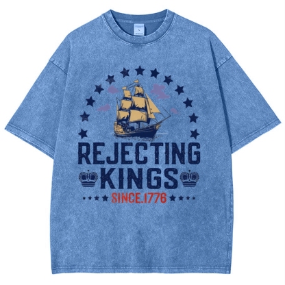 Rejecting Kings Snowflake Vintage Cotton T-Shirt