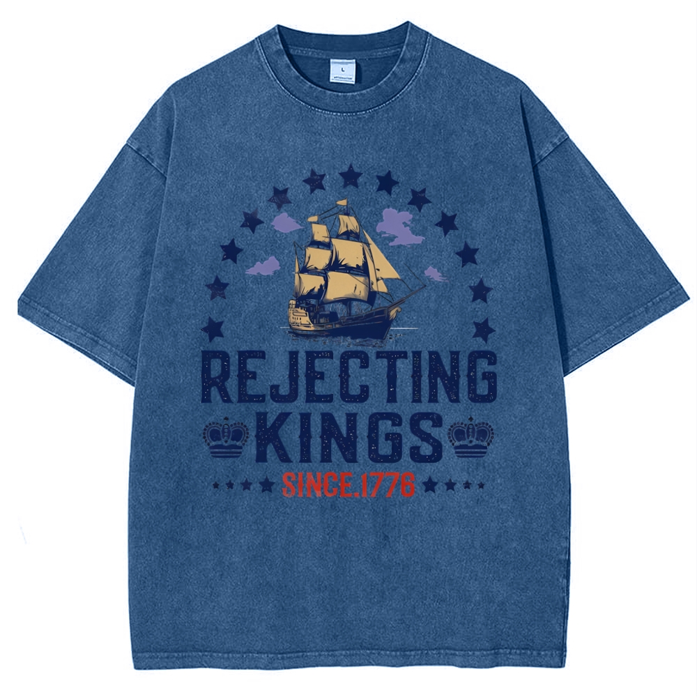 Rejecting Kings Snowflake Vintage Cotton T-Shirt