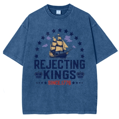 Rejecting Kings Snowflake Vintage Cotton T-Shirt