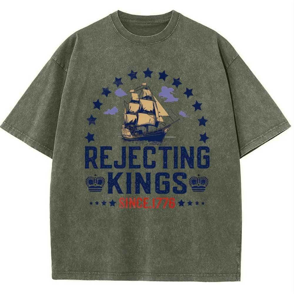 Rejecting Kings Snowflake Vintage Cotton T-Shirt
