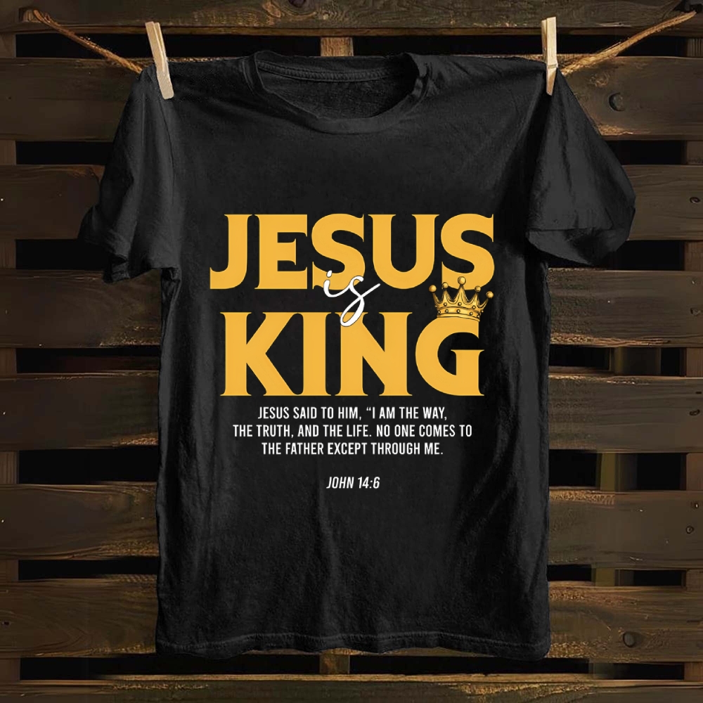 Jesus Is King Cotton T-shirt
