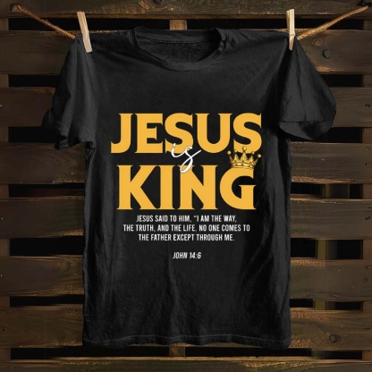 Jesus Is King Cotton T-shirt