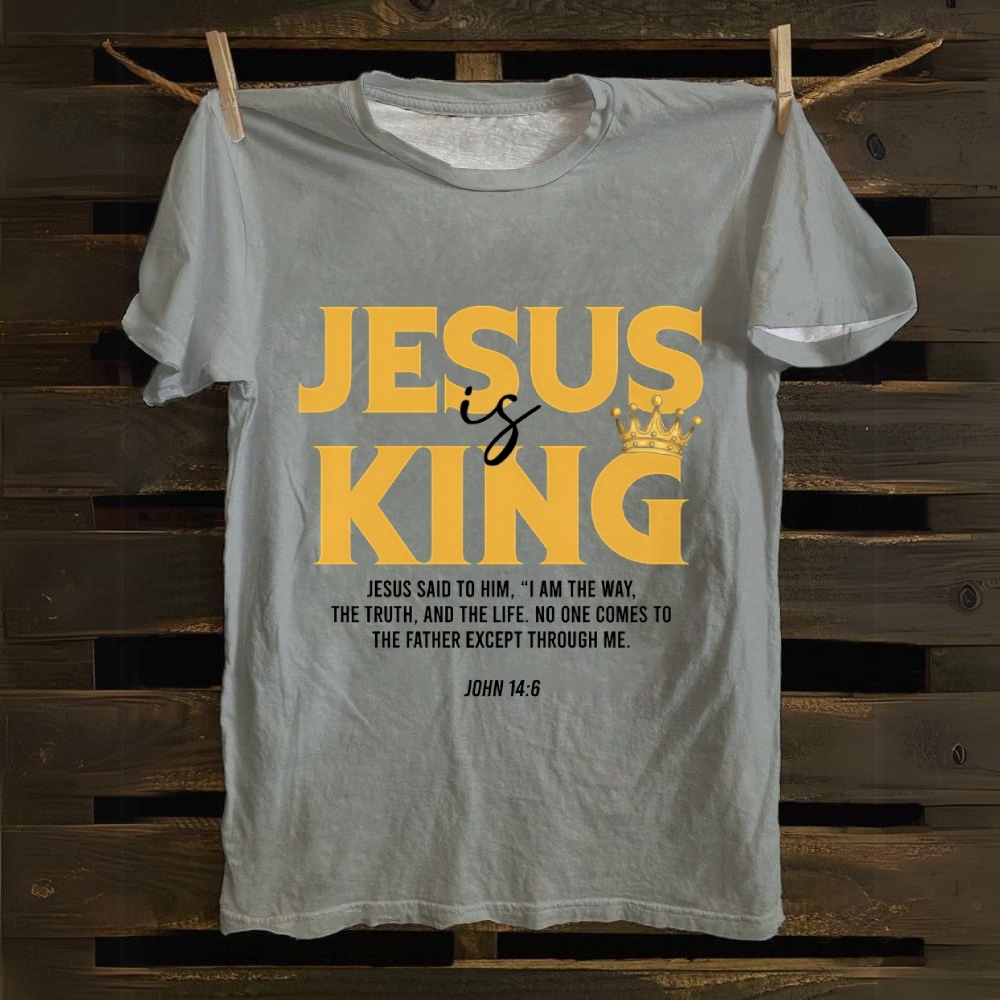 Jesus Is King Cotton T-shirt