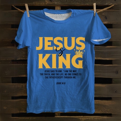 Jesus Is King Cotton T-shirt