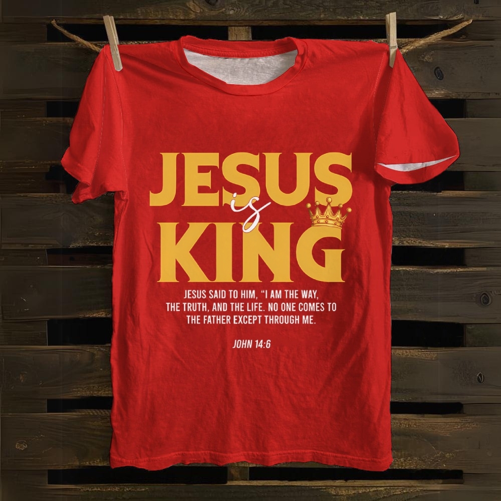 Jesus Is King Cotton T-shirt