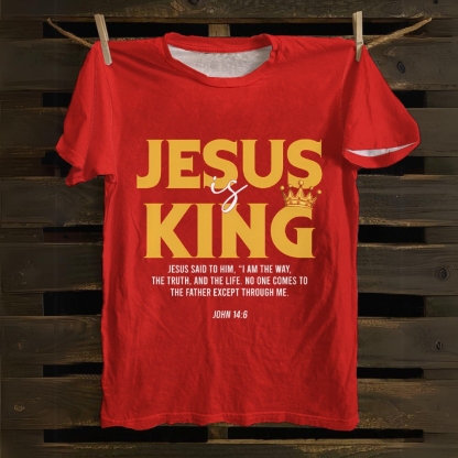 Jesus Is King Cotton T-shirt