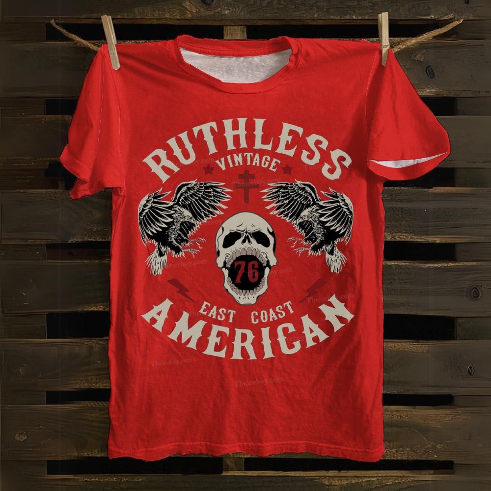 Christian Skull Cross Cotton T-shirt