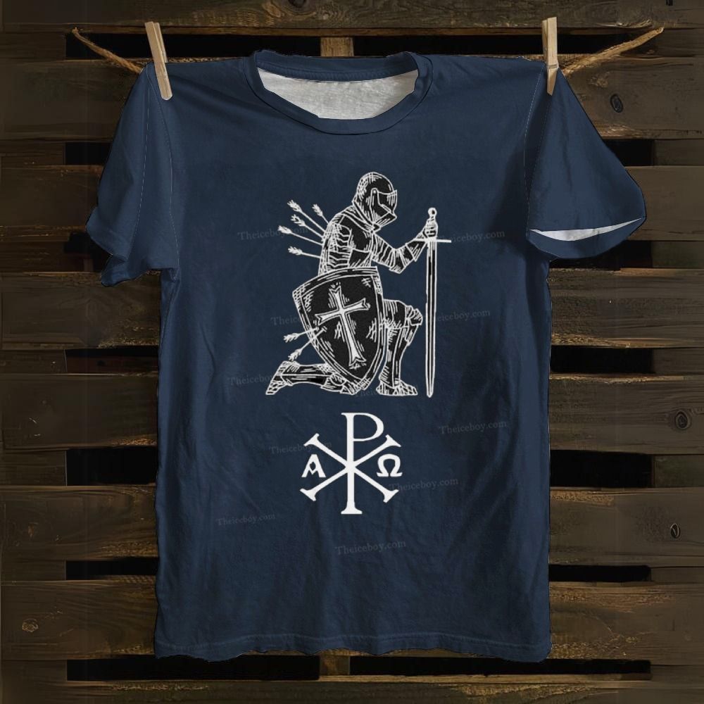 A Ω Cotton T-shirt