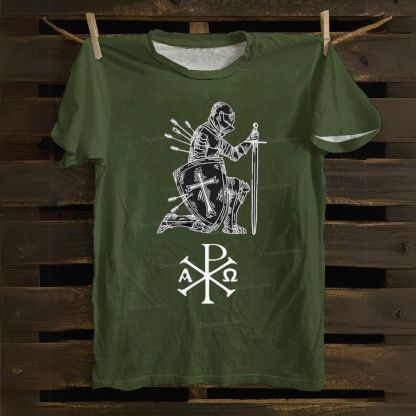 A Ω Cotton T-shirt
