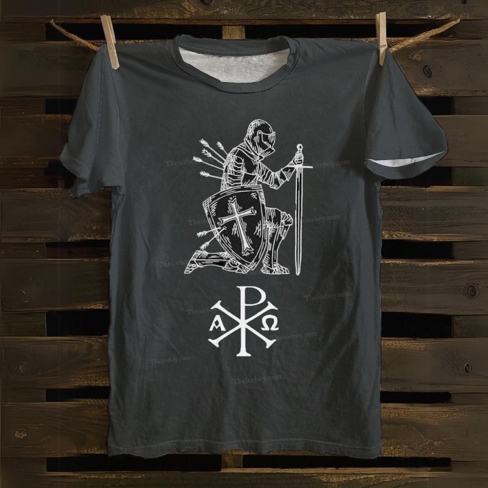 A Ω Cotton T-shirt