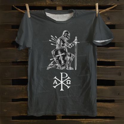 A Ω Cotton T-shirt