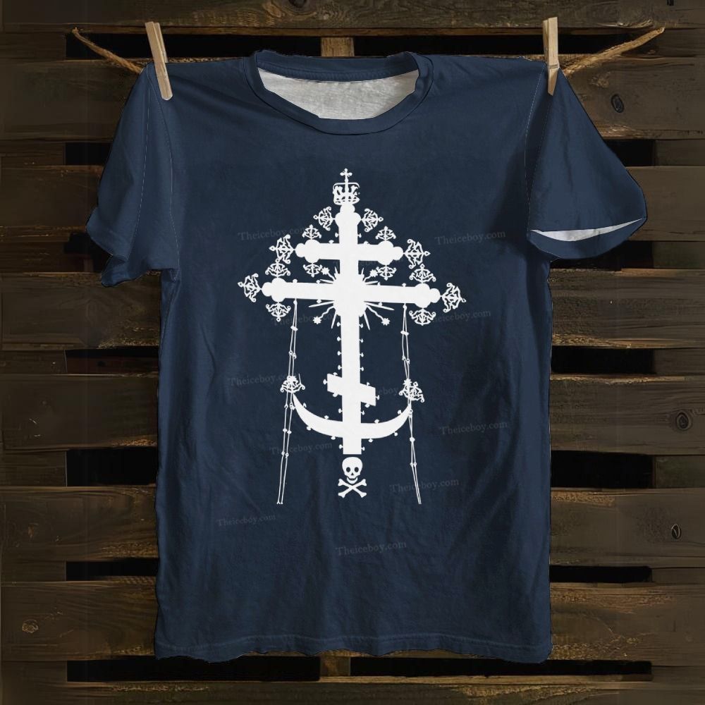 Christian Cross Cotton T-shir