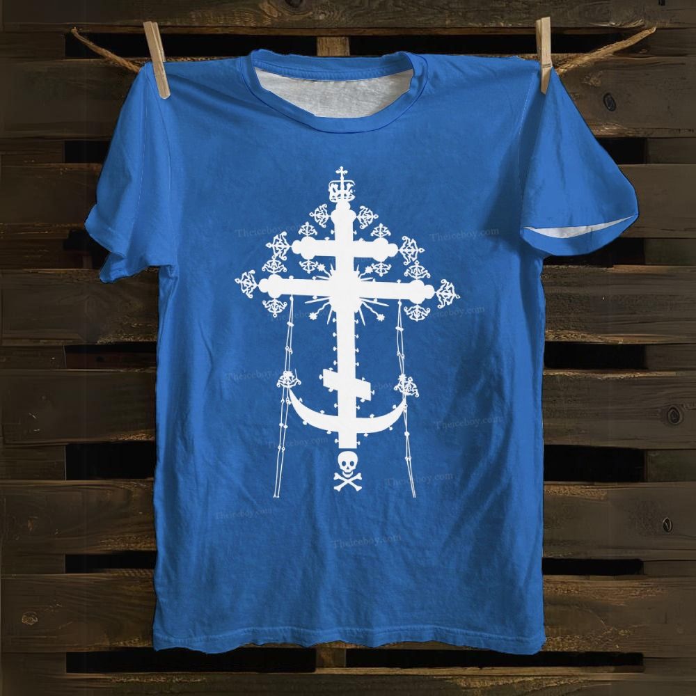 Christian Cross Cotton T-shir