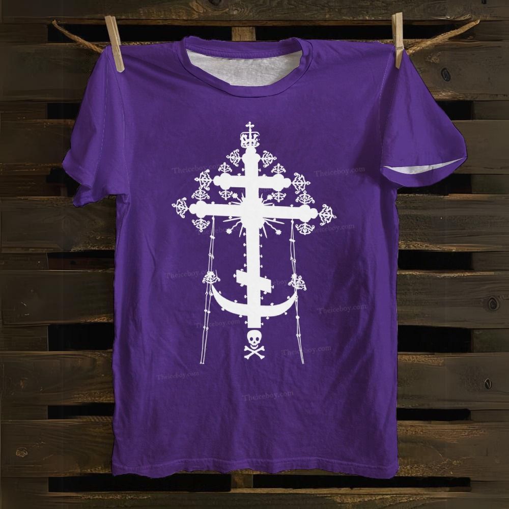 Christian Cross Cotton T-shir