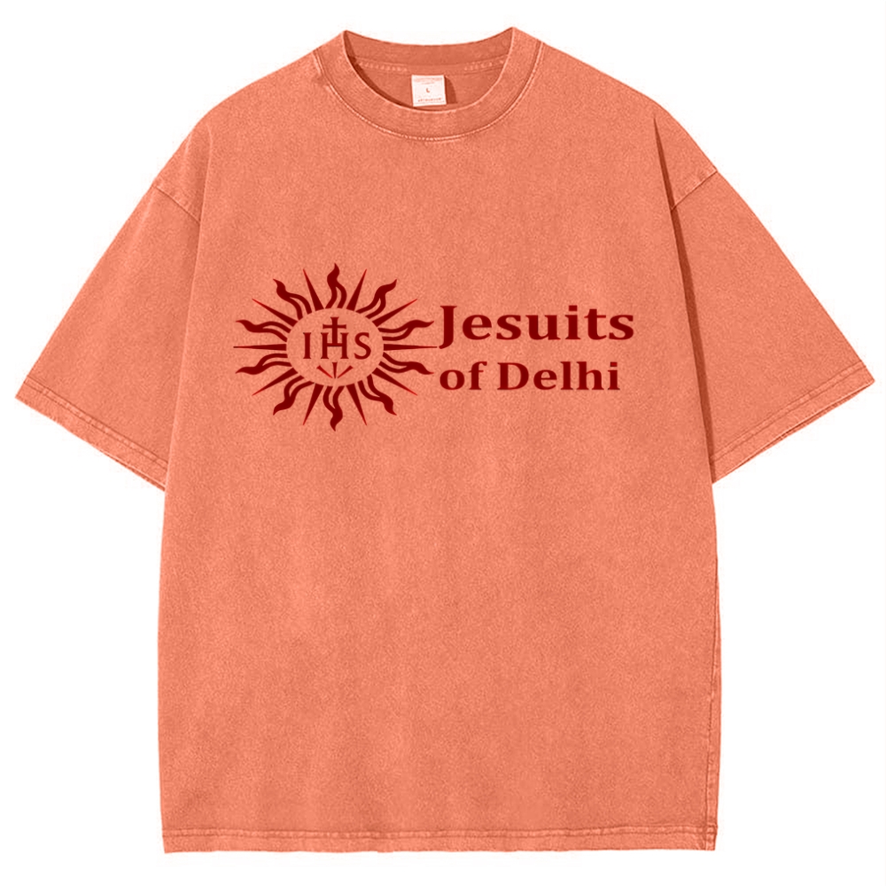 Jesuits Of Delhi Snowflake Vintage Cotton T-Shirt