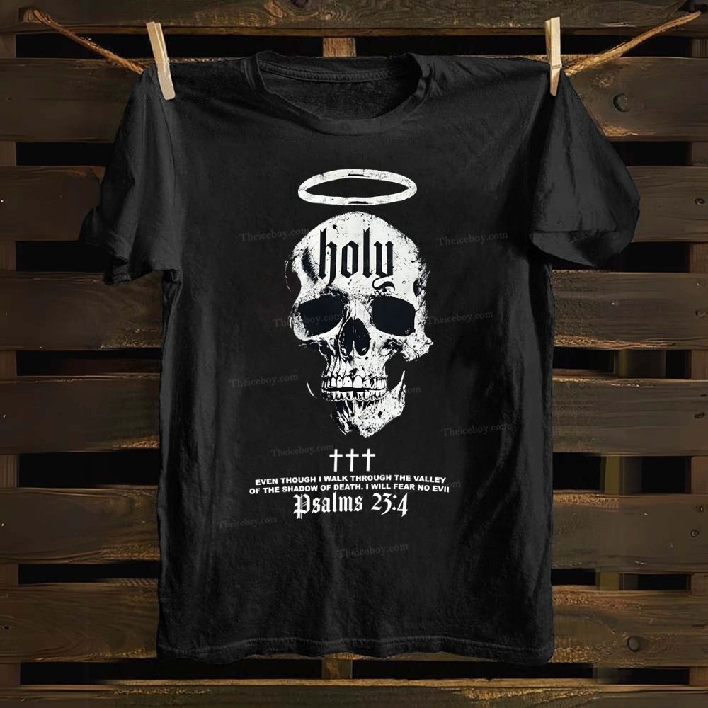 Psalms 23:4 Cotton T-shirt