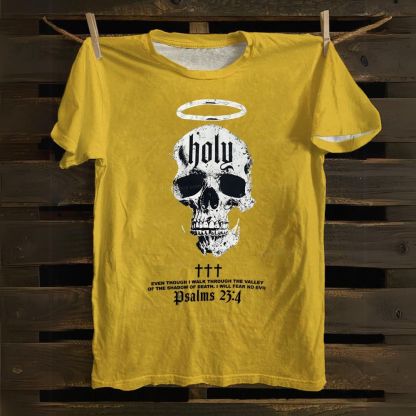 Psalms 23:4 Cotton T-shirt