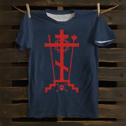 Orthodox Schema Cross Cotton T-shirt