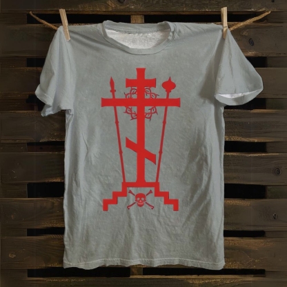 Orthodox Schema Cross Cotton T-shirt