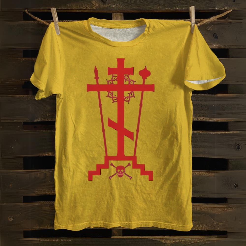 Orthodox Schema Cross Cotton T-shirt