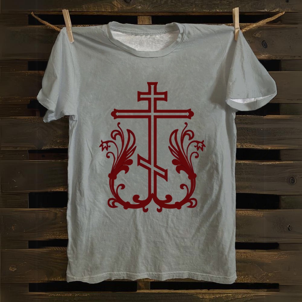 Orthodox Cross Cotton T-shirt