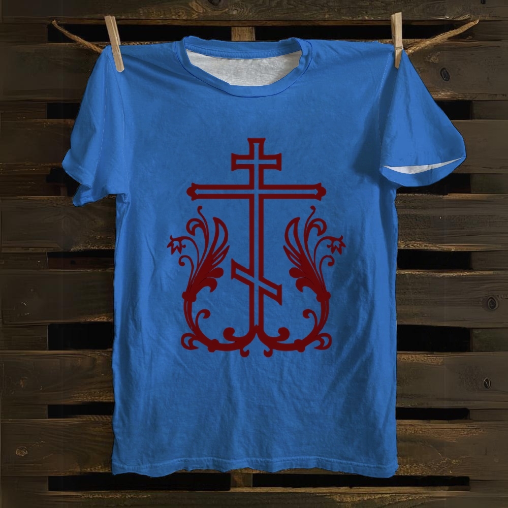 Orthodox Cross Cotton T-shirt