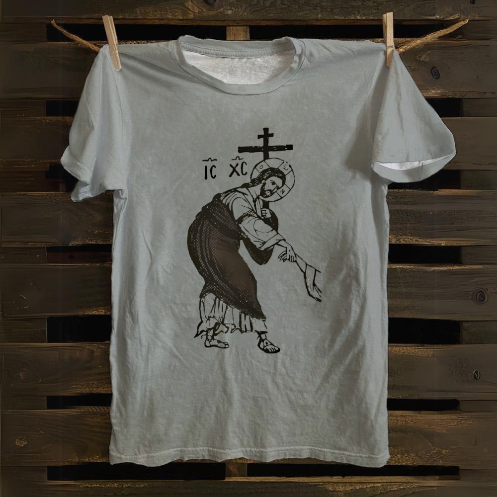 IC&XC Pin on Faith † Cotton T-shirt