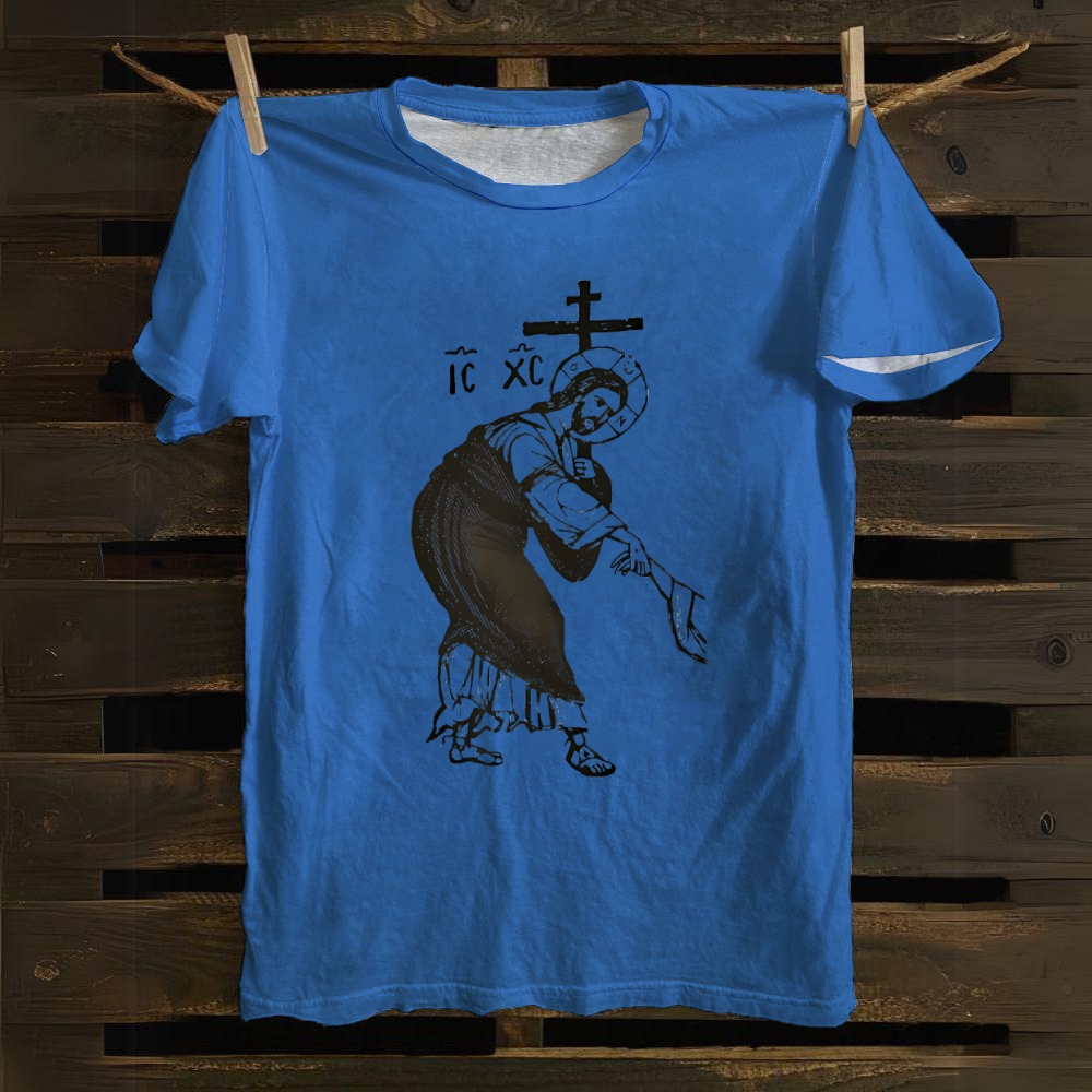 IC&XC Pin on Faith † Cotton T-shirt