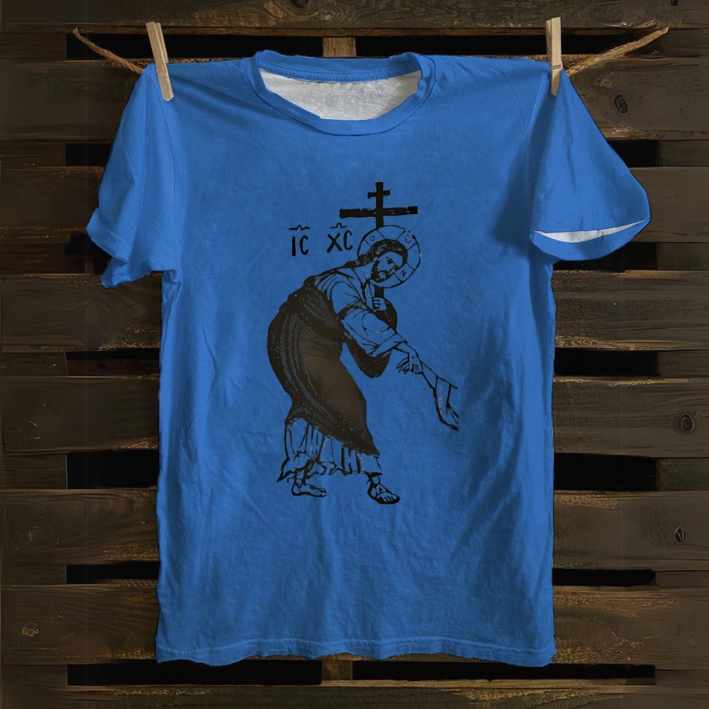 IC&XC Pin on Faith † Cotton T-shirt